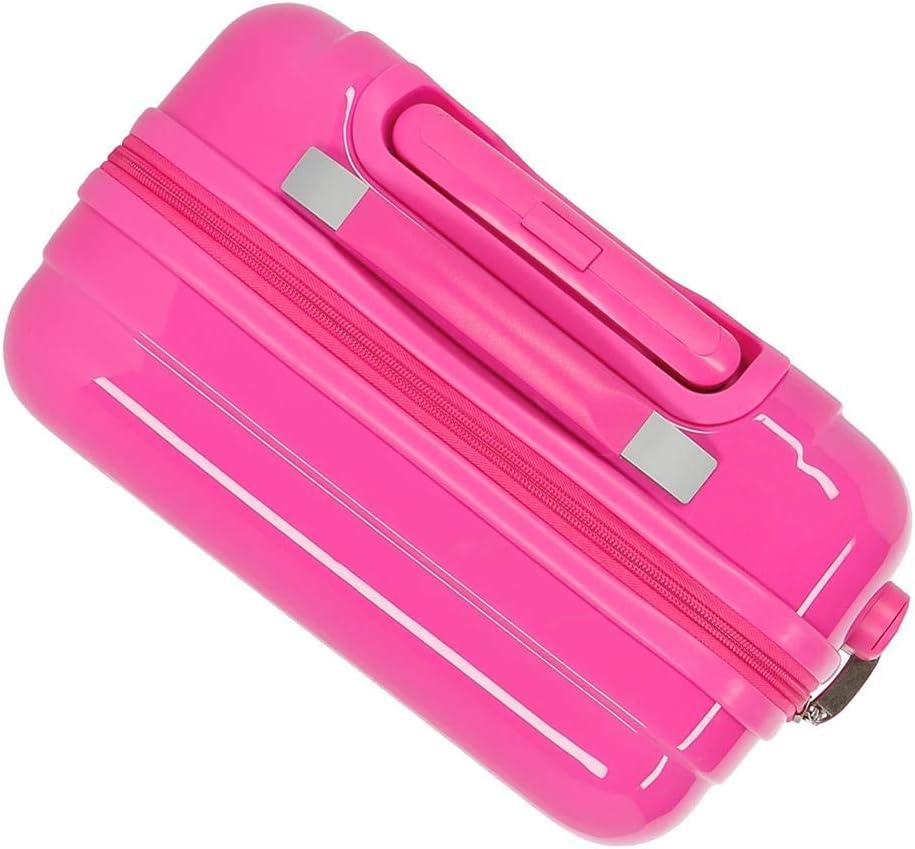 Disney Minnie Wild Flower Kabinentasche, Rosa, 38 x 55 x 20 cm, starrer ABS-Kombinationsverschluss s