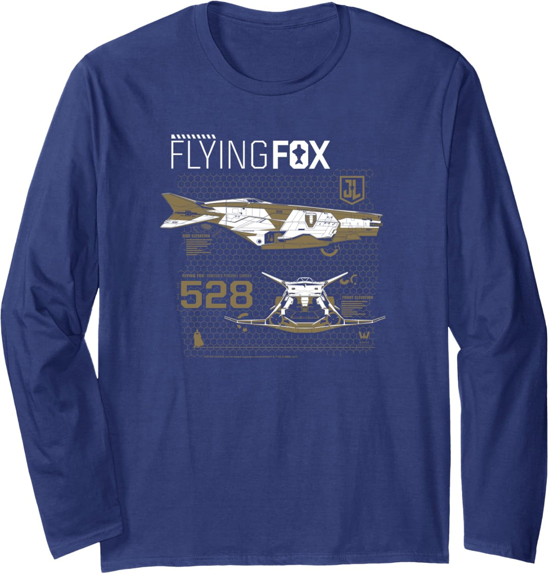 Justice League Movie Flying Fox Langarmshirt