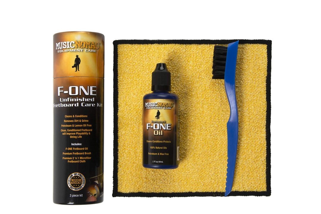 MusicNomad MN125 F-ONE Unfinished Fretboard Care Kit