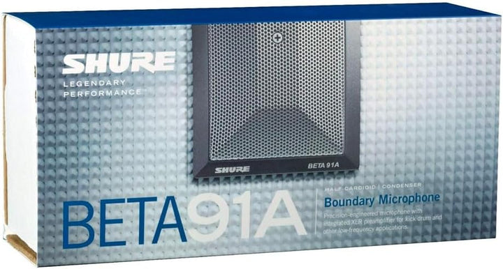 Shure BETA 91A Bass-Drum-Kondensatormikrofon mit Halbnierencharakteristik (mit integriertem Vorverst