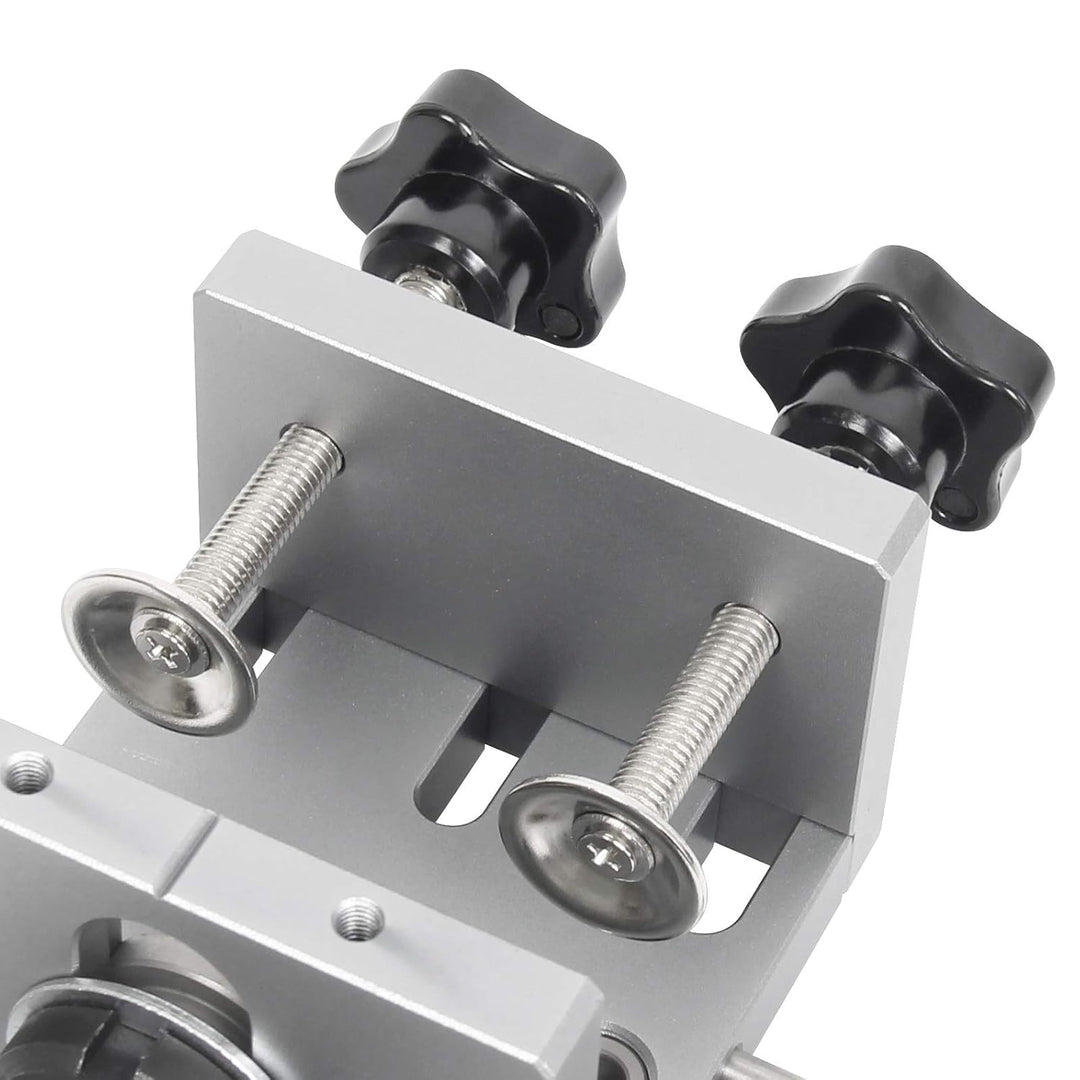Wisamic Bohrschablone Jig Dübelvorrichtung 6/8/10/15mm Auf Holz zentriert Dübelhilfe Schnelldübler (