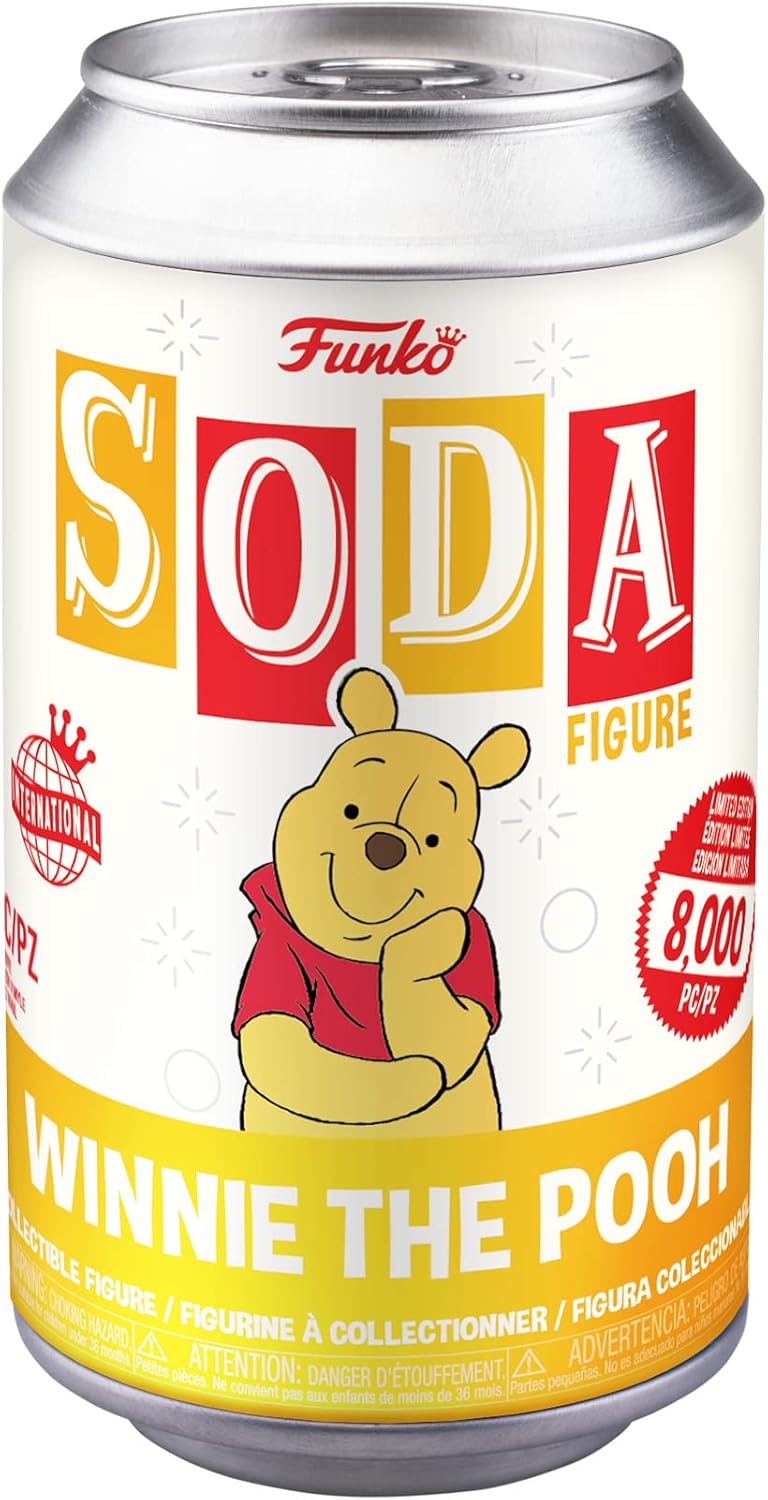 Funko Vinyl SODA: Disney Winnie The Pooh - Beflockt Chase - Vinyl-Sammelfigur - Geschenkidee - Offiz