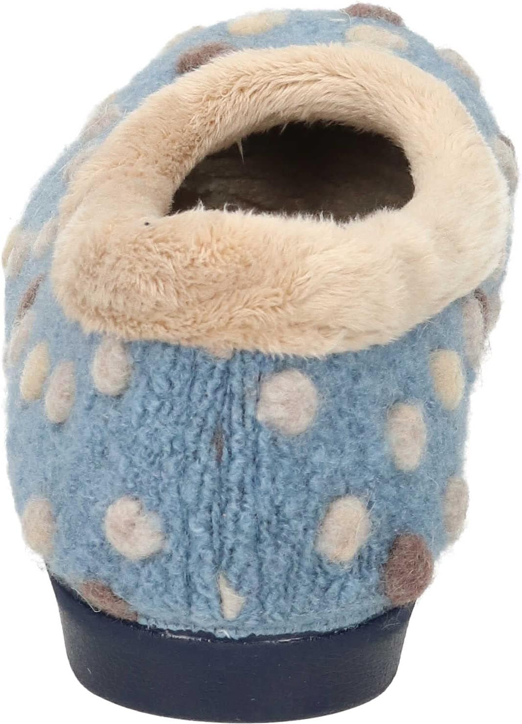 Manitu Damen Home Hausschuh 39 EU Blau, 39 EU Blau