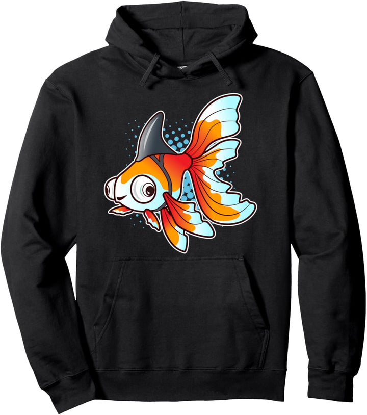 Kluger Goldfisch | Haifischflosse Verkleidung Pullover Hoodie