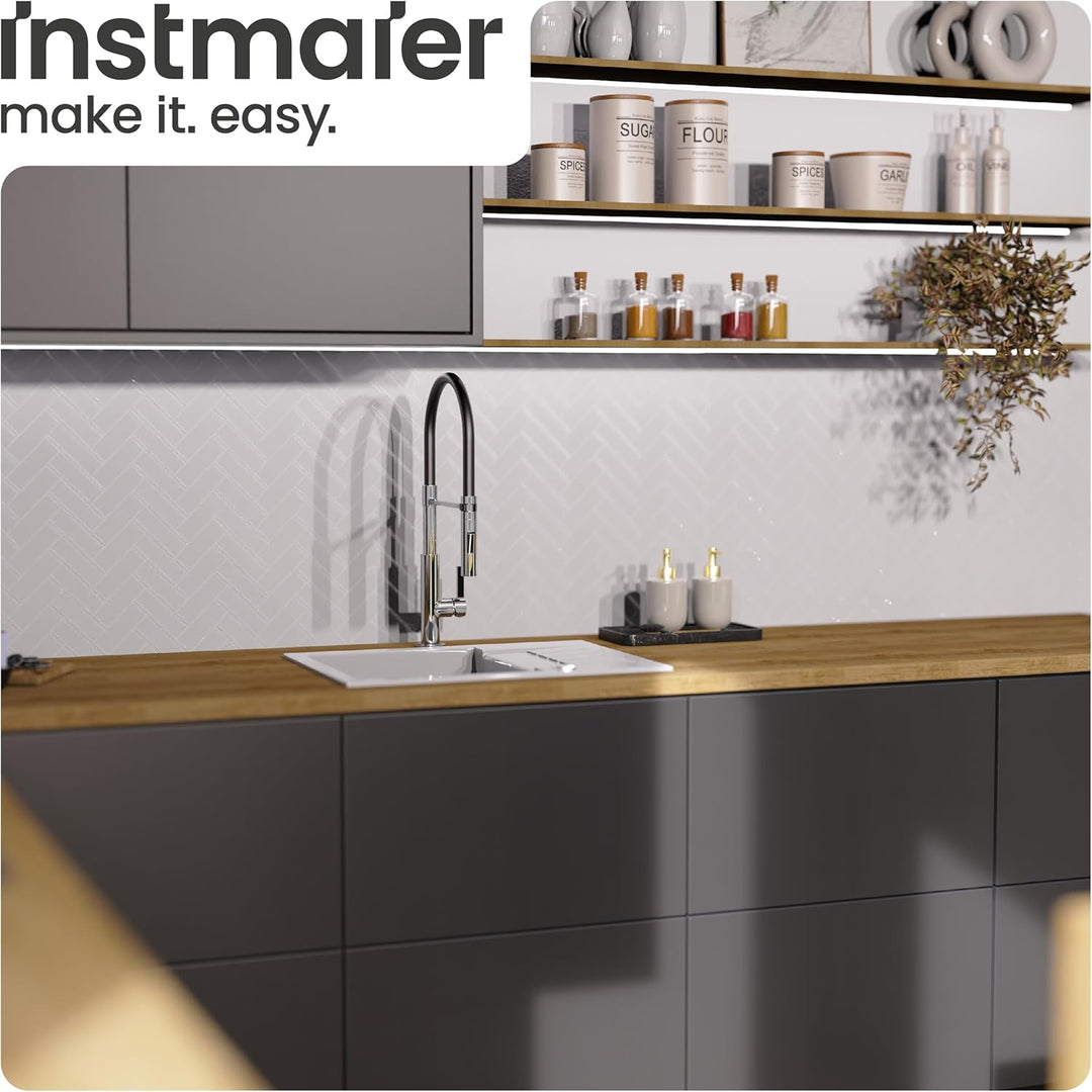 instmaier K4 | Wasserhahn für die Küche | Spültischarmatur mit flexibler Geschirrbrause | Mischbatte