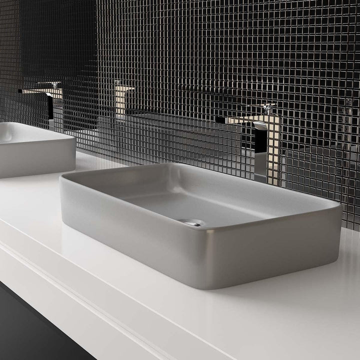 Waschbecken24 | Kleines Waschbecken Gäste WC - Platzsparendes Design | Handwaschbecken Für Waschtisc