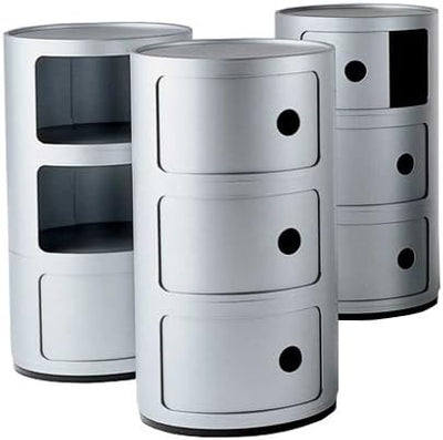 Kartell 496709 Container Componibili schwarz Modern Schwarz, Modern Schwarz