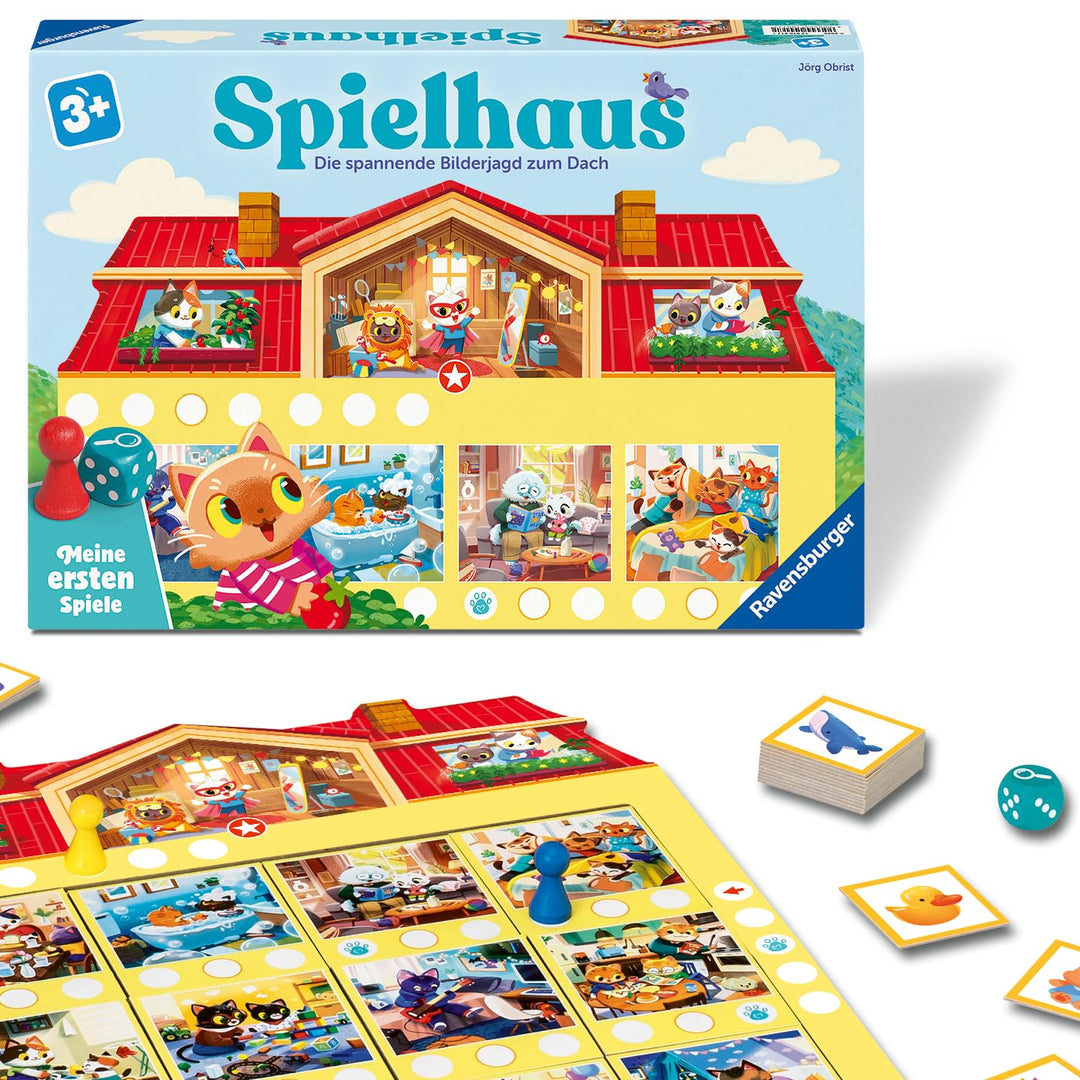 Ravensburger 12010017 Spielhaus: Meine ersten Spiele: Kinderspiele, Spiele ab 3 Jahren, für 2-4 Spie