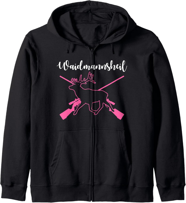 Waidmannsheil Jagd Jäger Hirsch Jägerin Jagen Kapuzenjacke