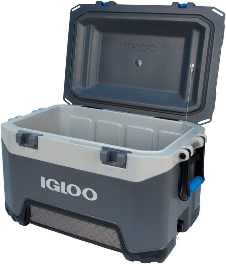 IGLOO BMX 52 Kühlbox 49L – extrem robuste Outdoor‑Kühlbox mit Heavy‑Duty‑Design, Starke Isolierung,