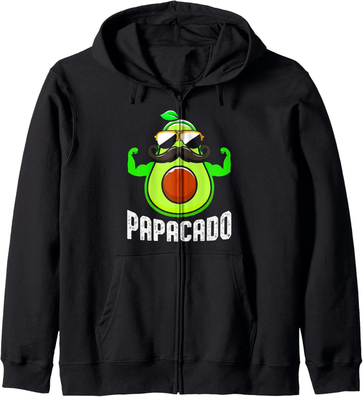 Papacado Lustige Avocado Papa Ehemann Vatertag Geschenk Kapuzenjacke