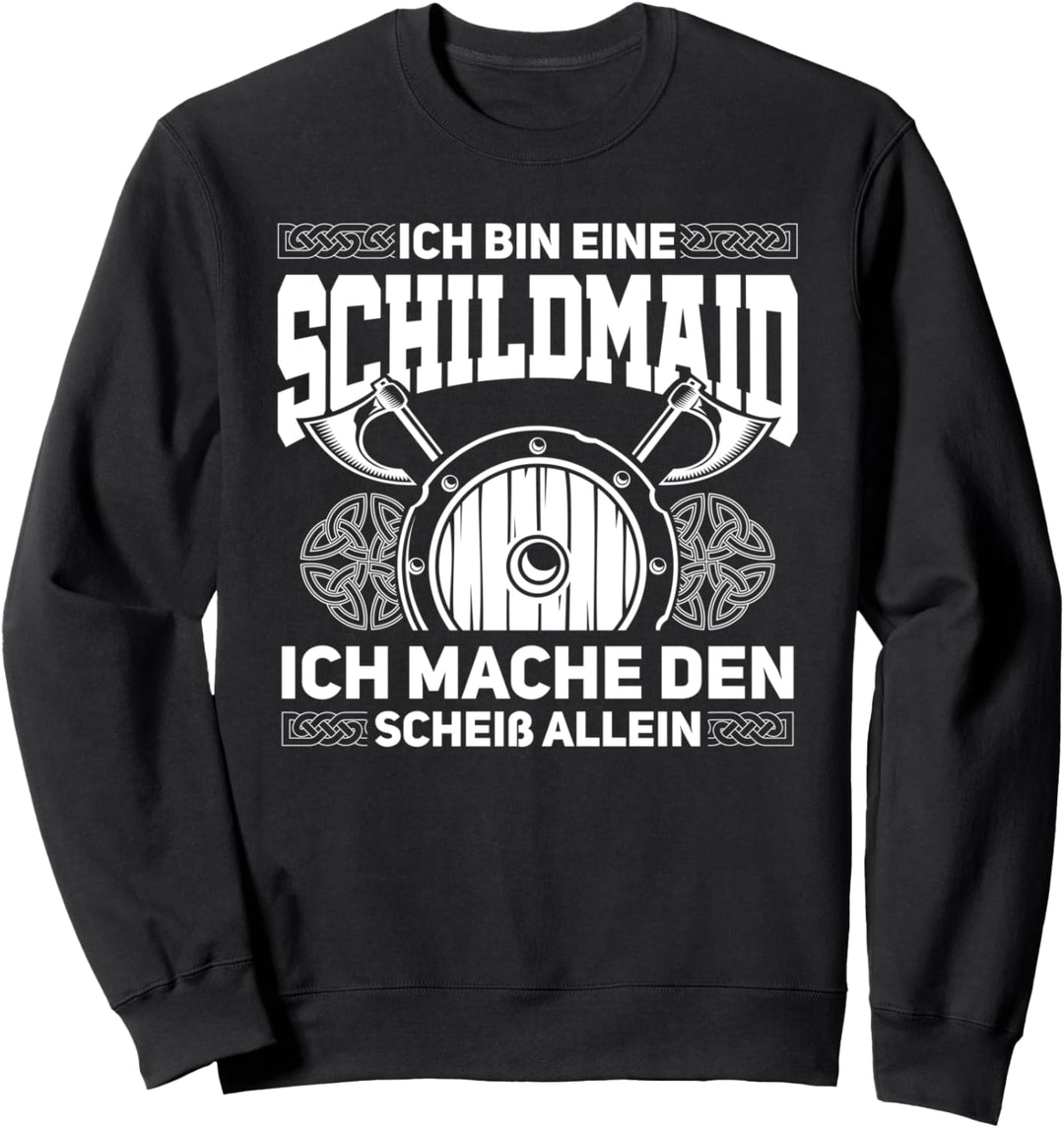Schildmaid Wikinger Kriegerin Nordisch Sweatshirt