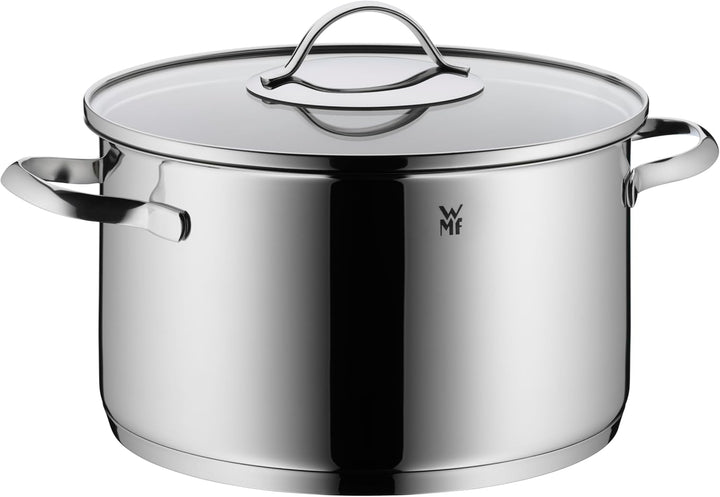 WMF Aparto Topfset 5-teilig mit Glasdeckel, Induktionsgeeignet, Cromargan Edelstahl, poliert, Indukt