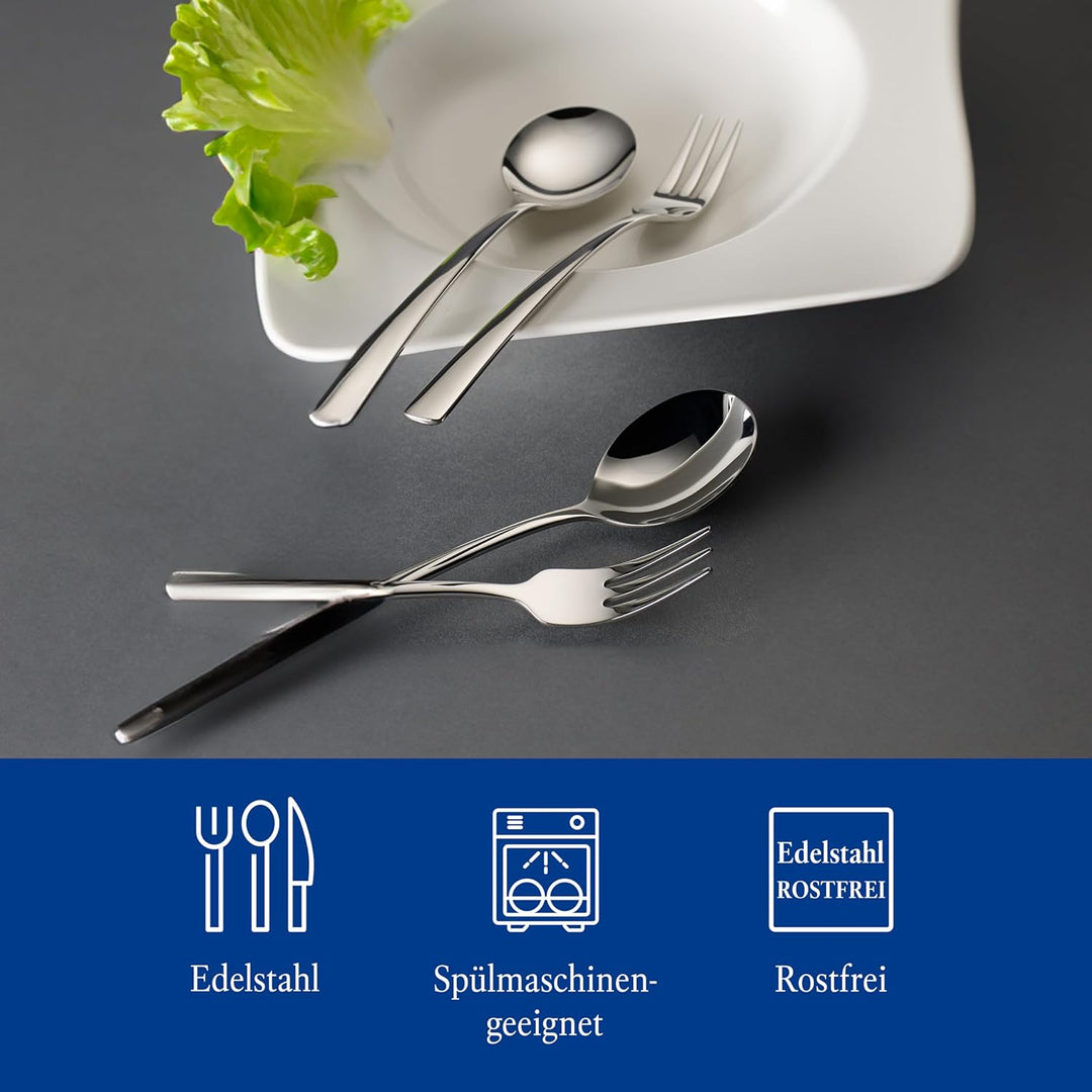 Villeroy & Boch - Daily Line Specials Spaghetti Besteck Set 4 Teilig Spülmaschinenfest, Pastabesteck