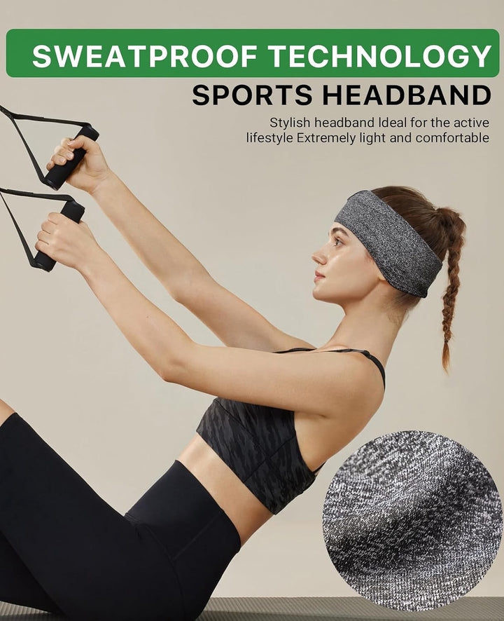 Schlafkopfhörer Bluetooth, Schlafkopfhörer Stirnband Weich Elastisch Bequem Bluetooth Stirnband Kopf