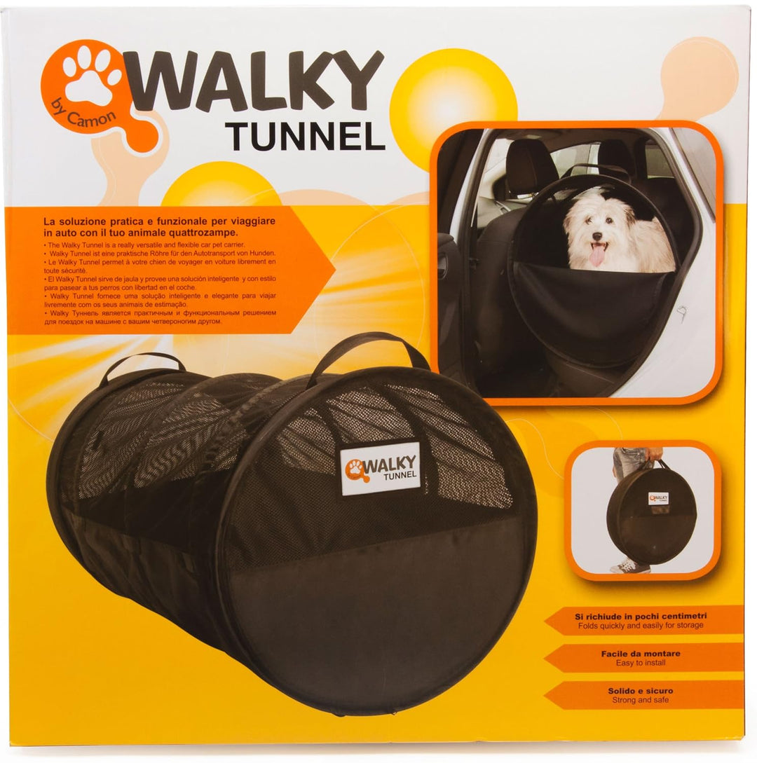 dobar® 62400 Walky Tunnel Transportbox für Haustiere - Faltbare Luxus Transporttasche - Hundetrageta