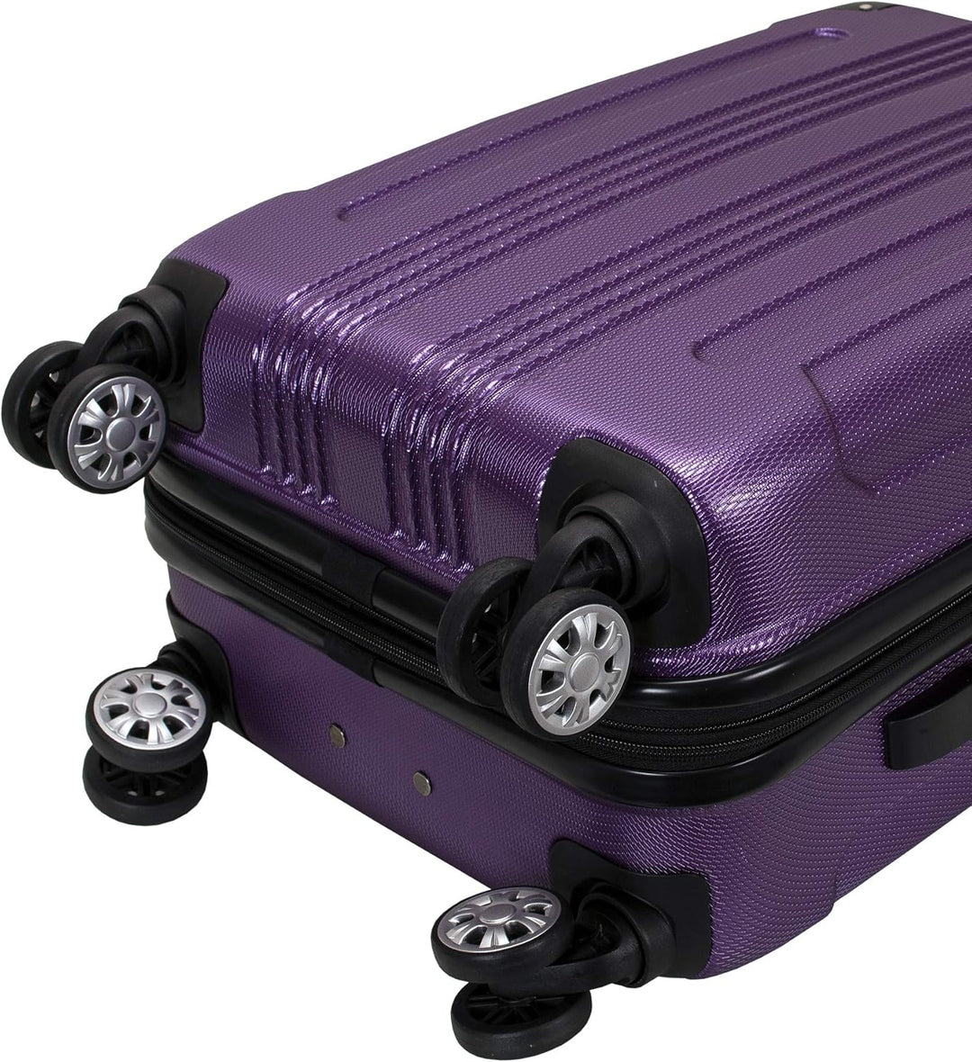 Rockland London Hardside Spinner Rad Gepäck, violett, 3-Piece Set (20/24/28), London Hartschalen-Kof