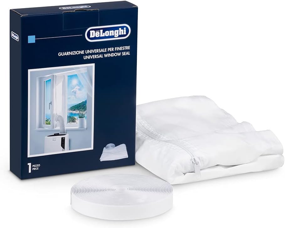 De'Longhi Universal Fenster-Installationskit DLSA012 - Fensterabdichtung für mobile Klimageräte im B