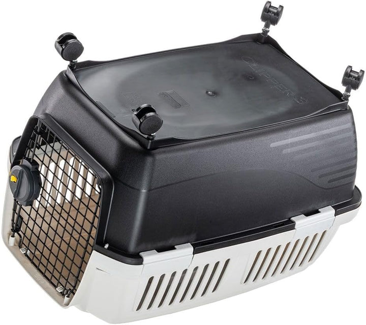 Ferplast Räder für Katzen- und kleinen Hundetransportbox Clipper, Set mit 4 schwenkbaren Rädern für