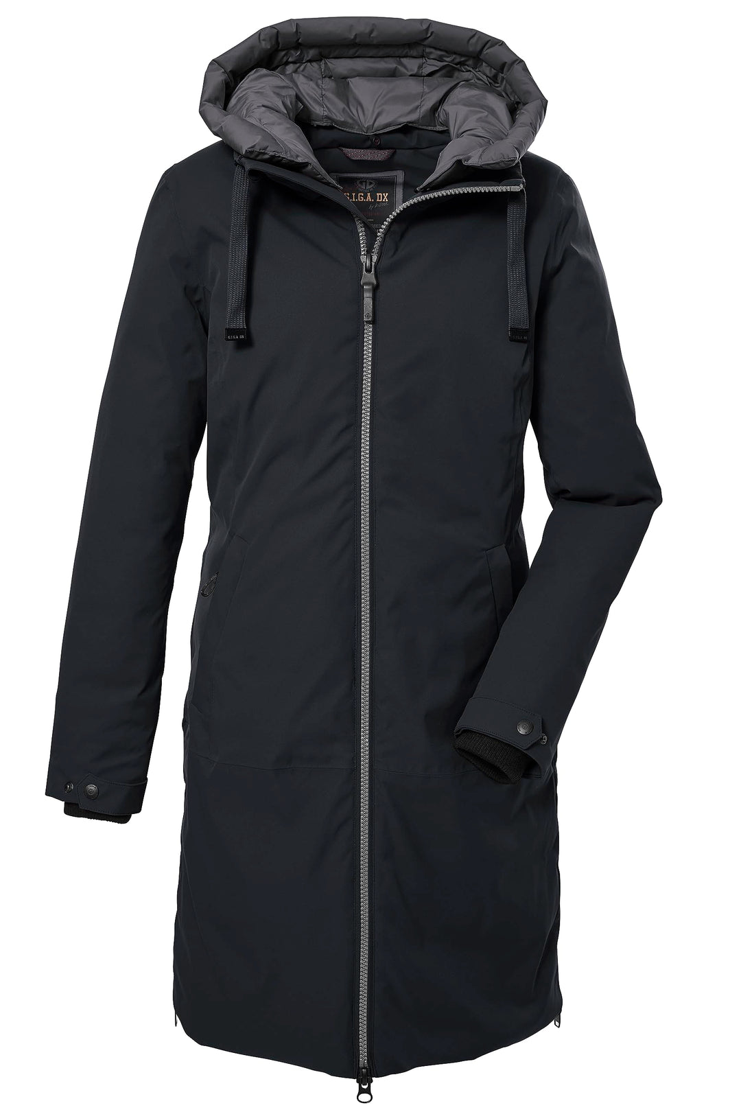 G.I.G.A. DX Damen Gw 2 Wmn Prk Casual Funktionswendeparka mit Kapuze 36 Schwarz, 36 Schwarz