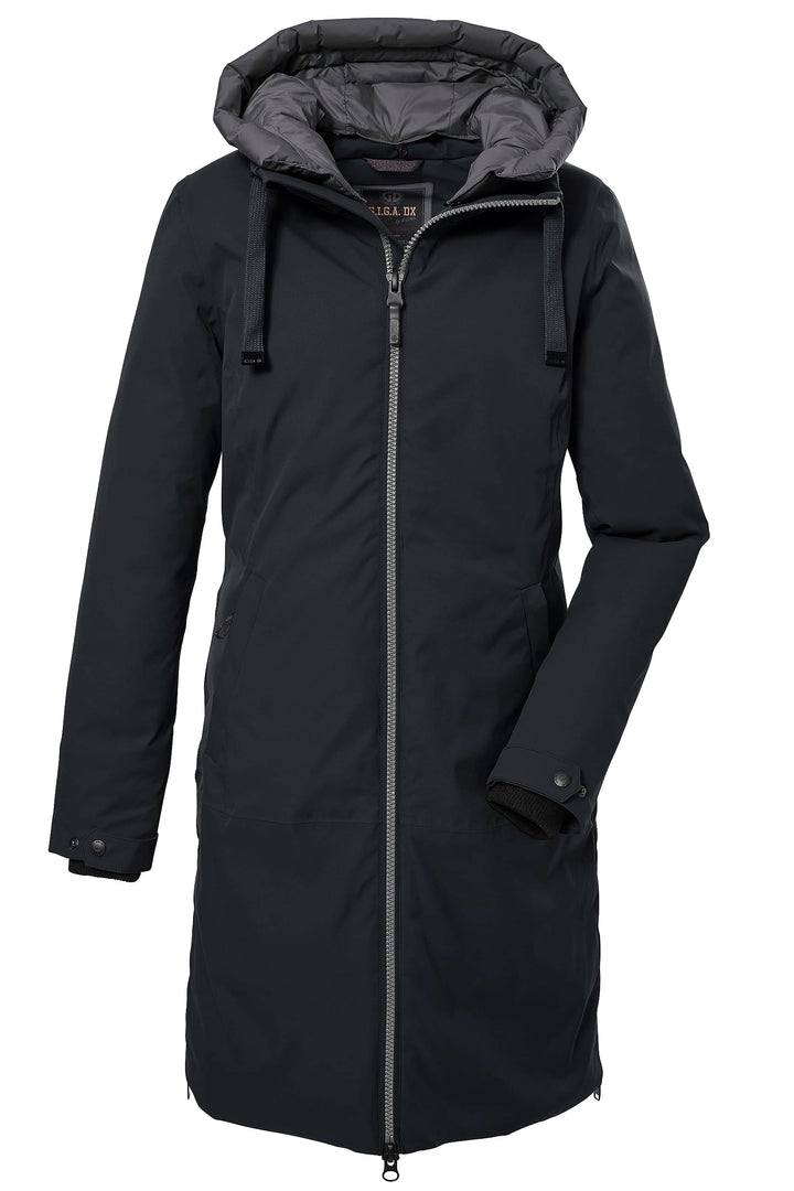 G.I.G.A. DX Damen Gw 2 Wmn Prk Casual Funktionswendeparka mit Kapuze 36 Schwarz, 36 Schwarz