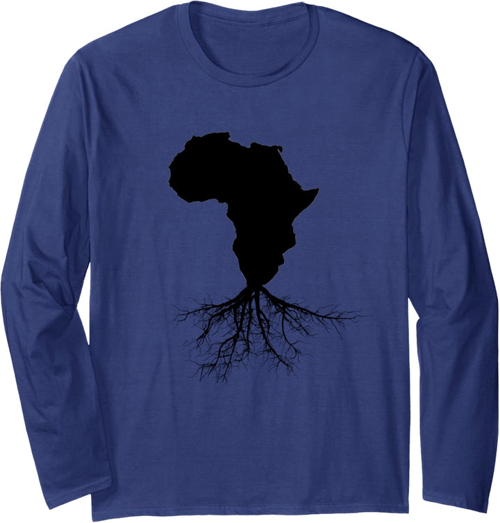 Africa Roots Springbok Bokke South Africa Vintage Rugby Langarmshirt