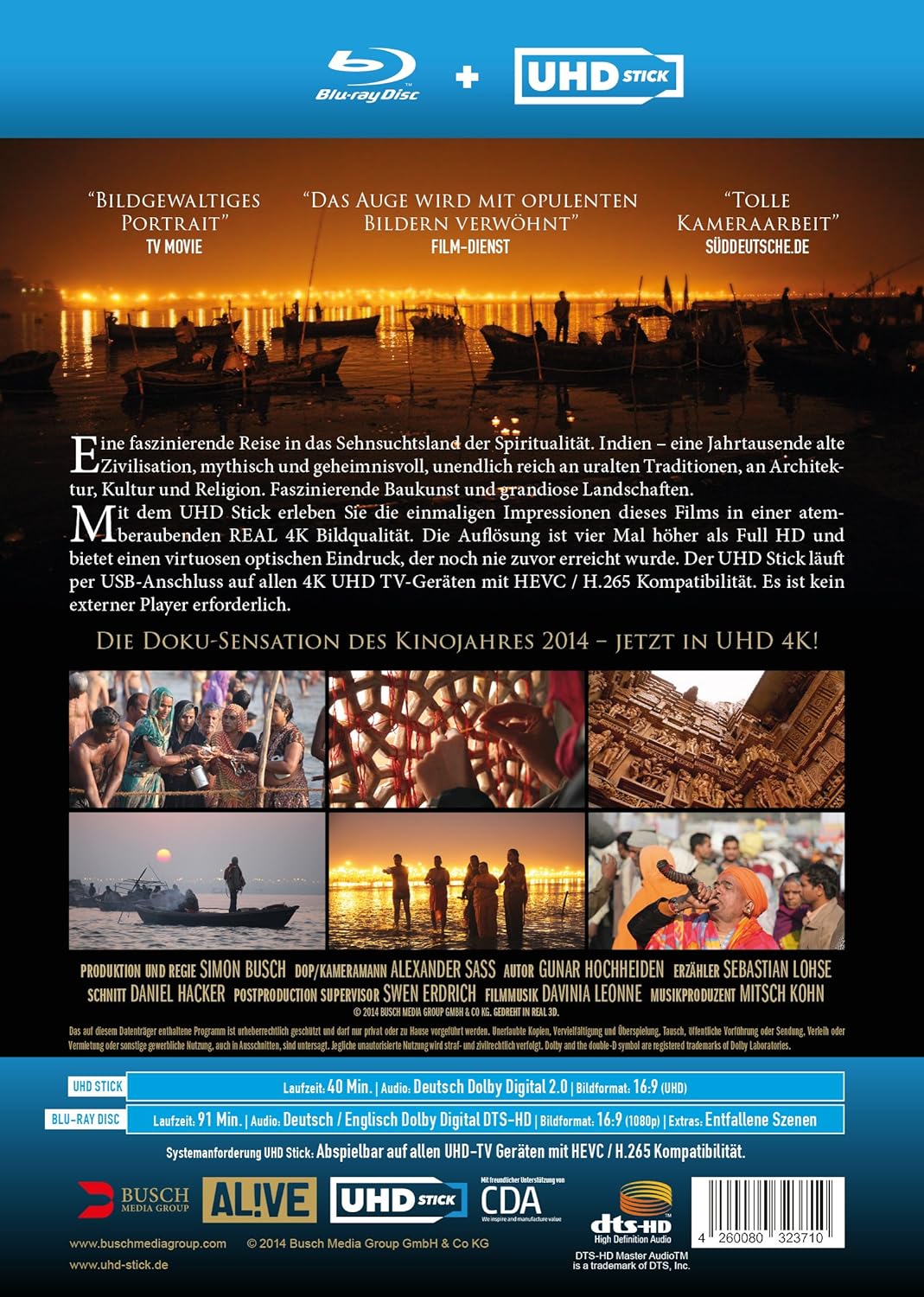 India 4K (Ultra-HD Stick in Real 4K + Blu-ray) - Limited Edition [Blu-ray], 4K