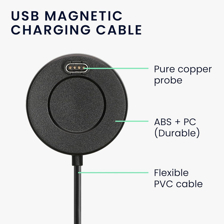 kwmobile USB Kabel Charger kompatibel mit Garmin Forerunner 55 965 955 265 255 165 / Vivoactive 5 /