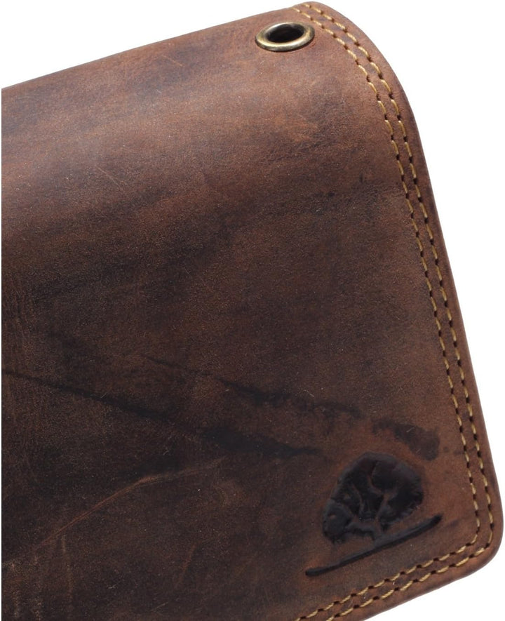 Greenburry Vintage Kellnergeldbeutel braun, 1785-ES-25, Braun