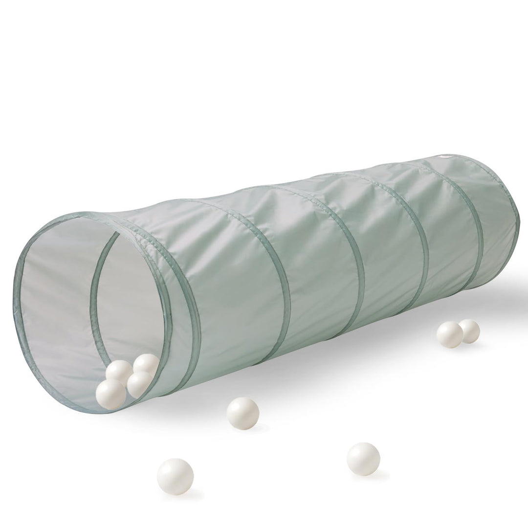 3 Sprouts - Krabbeltunnel für Kinder ab 1 Jahr – Spieltunnel Indoor & Outdoor - Grün, grün