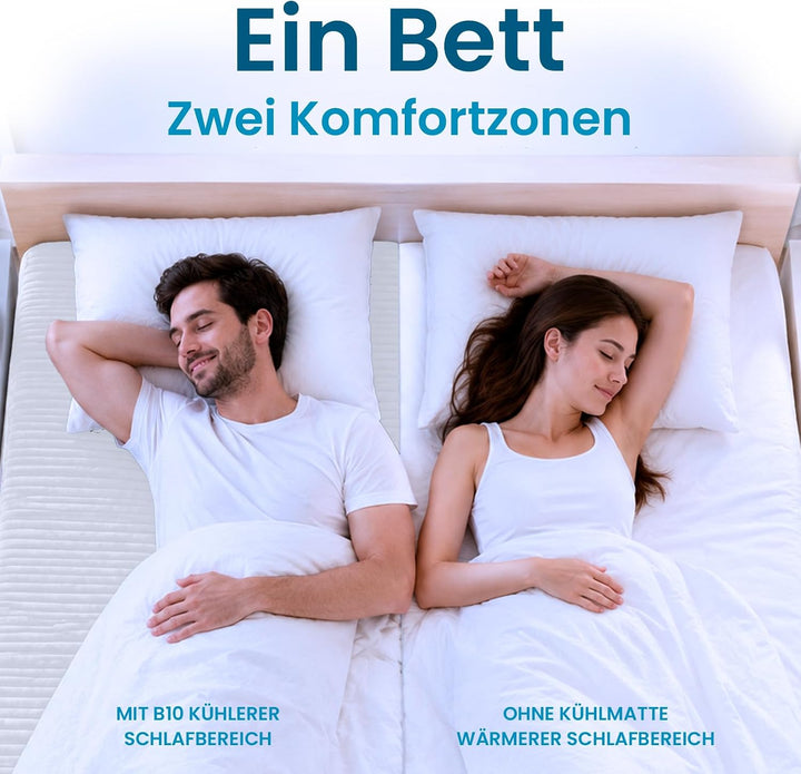 Adamson B10 Bed Cooling System - Twin 190x100 cm - 100% Baumwolle Matratze Kühlung Bett-Pad für Nach