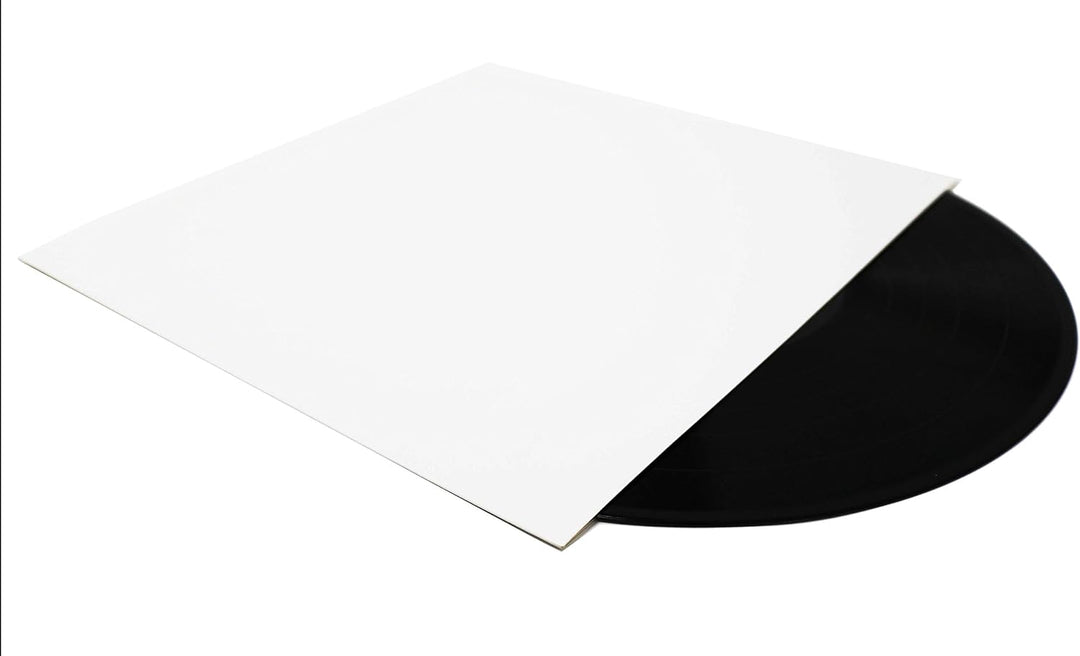 BIG FUDGE Pro Blank Schallplatten Hüllen - 12" x Weiss - 20 Vinyl LP Schutzhüllen 350 g/m² - Kompati