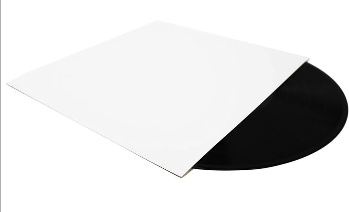 BIG FUDGE Pro Blank Schallplatten Hüllen - 12" x Weiss - 20 Vinyl LP Schutzhüllen 350 g/m² - Kompati