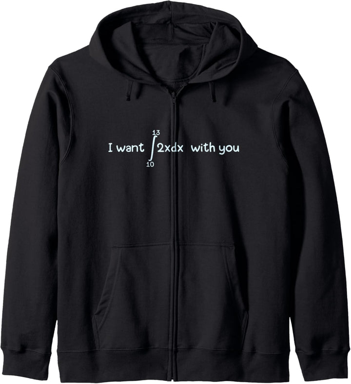 I want 69 with you Mathe Studenten Doktorand Integral Kapuzenjacke