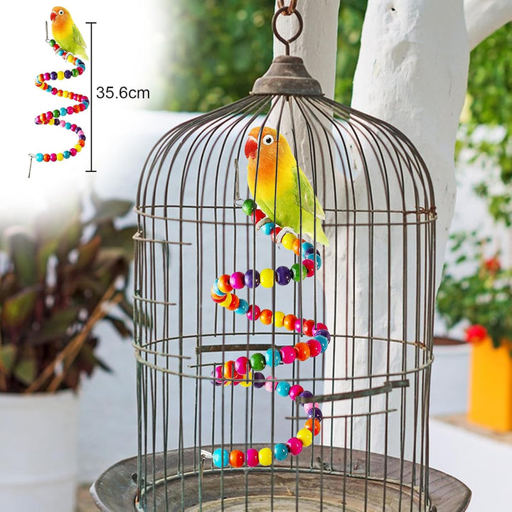 7 Stück Vogelspielzeug Vogelkäfig Spielzeug Papageienspielzeug Vogel Spielzeug Wellensittiche Kauspi