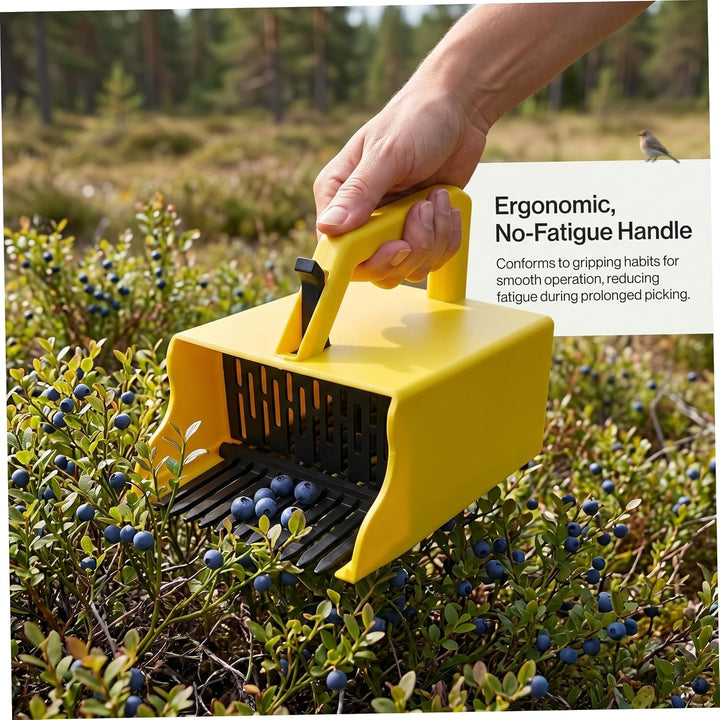 Blaubeerpflücker, effizientes Kamm-Beerenpflücker-Werkzeug, Blaubeerrechen mit ergonomischem Komfort