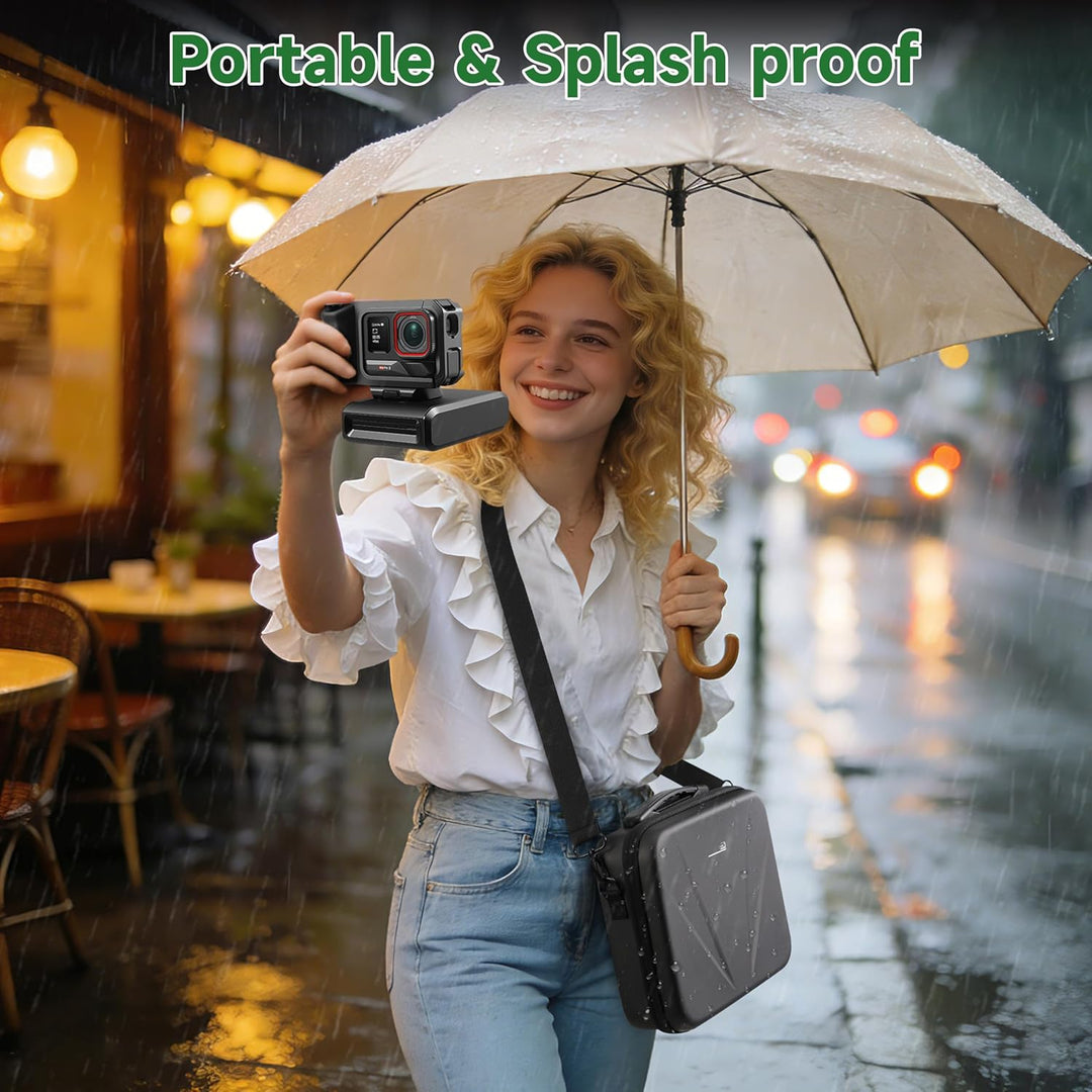 Tasche für Insta360 ACE Pro/Ace Pro 2 Xplorer Grip Pro Flash Print Bundle Case Zubehör Hard Storage