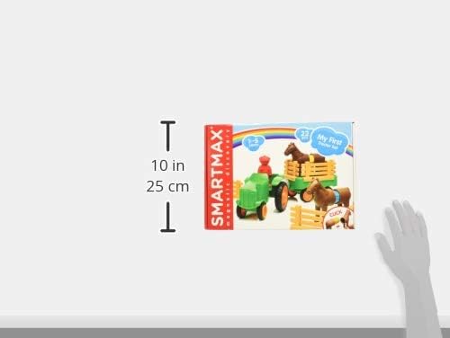 SMARTMAX - My First Tractor Set, Construction Toy, 22 Pieces, 1 1/2-5 Years