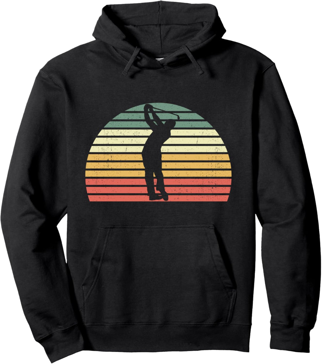 Retro Golf Golfspieler - Vintage Golfer Pullover Hoodie