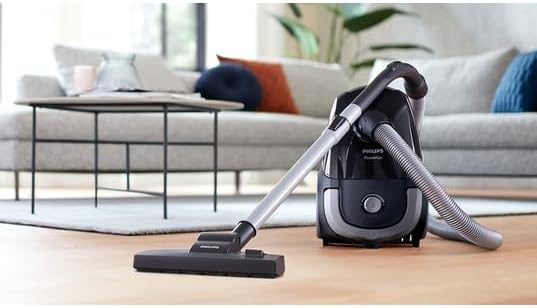Philips PowerGo FC8241/09 Mit Beutel, Kabelspule,Herausnehmbarer Filter,Ein- Aus-Schalter, Vacuum Cl