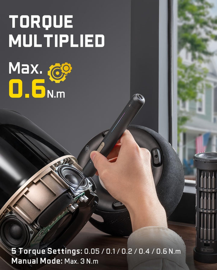 Fanttik E2 Ultra 3.7V Mini Elektro Schraubendreher Set, 50 in 1 Magnetische Präzisions-Schraubendreh
