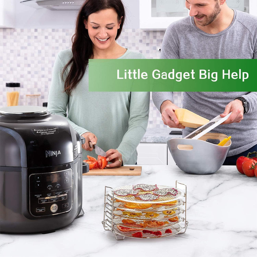 TINGJUNN Dörrgestell, Edelstahlständerzubehör, Schnellkochtopf & Luftfritteuse für Instant Pot Air F