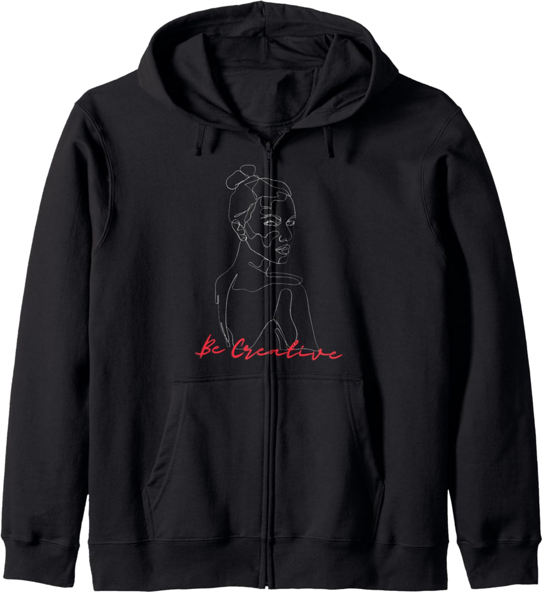 Aesthetic Girl Geschenk Soft Girl Be Creative Sei Kreativ Kapuzenjacke