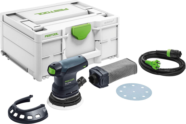 Festool Exzenterschleifer ETS 125 REQ-Plus (mit Schleifteller Ø 125 mm W-HT (weich-HT), Protector, L