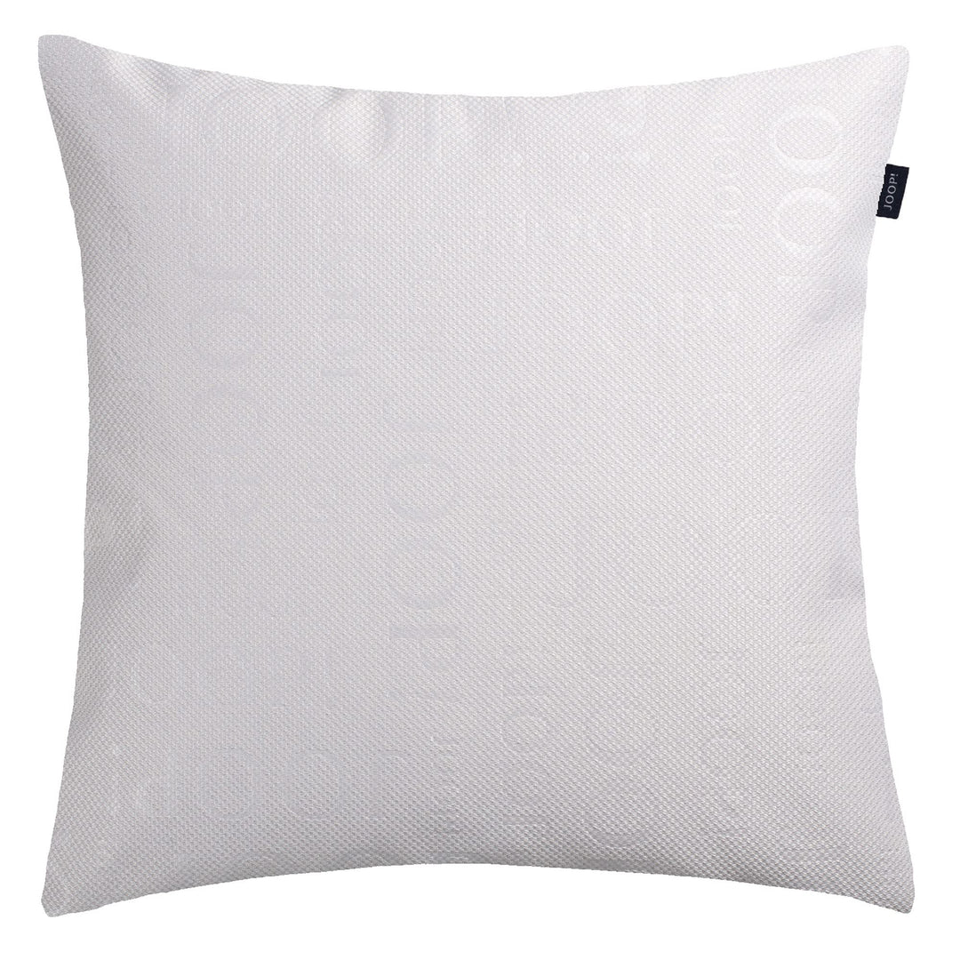 Joop! Kissenhülle Label | 15 Silber - 40 x 40