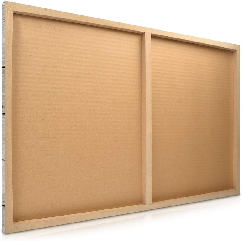 Navaris Magnettafel Magnetpinnwand Memoboard zum Beschriften - 60x40 cm Notiztafel div. Designs - Ta