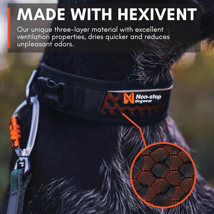 Non-stop dogwear Rock Collar Adjustable |3446| Verstellbares Funktionshalsband, Grösse:XL