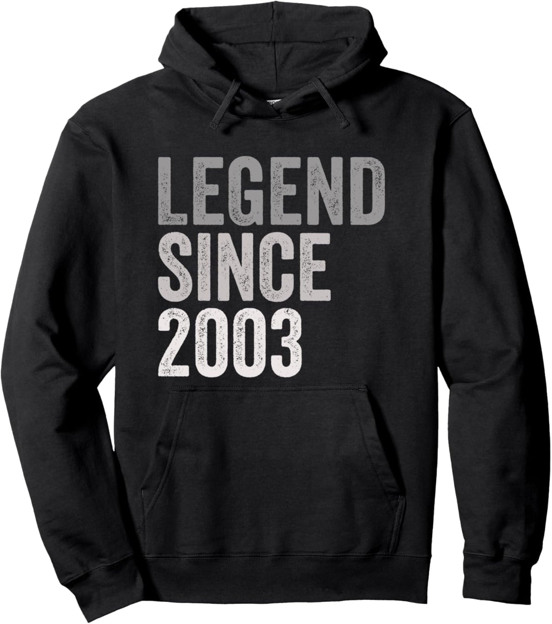 Legende Seit 2003 Lustiges Geburtstagsjahr Retro Legend Pullover Hoodie