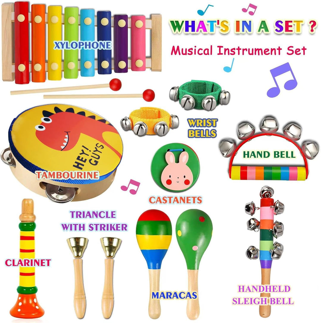 Kinder Musikinstrumente Holz Kleinkind Percussion Spielzeug Set