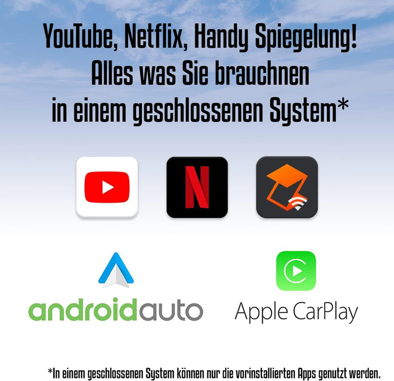 M.I.C. Carplay Smart Box: Android 8 (geschlossen System) Rockchip 3326 2G+8G Unterstützt: Wireless C